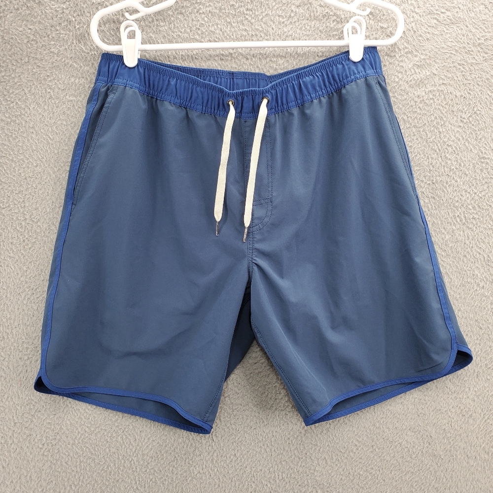 Fair Harbor Men's Anchor Shorts Size Large Blue